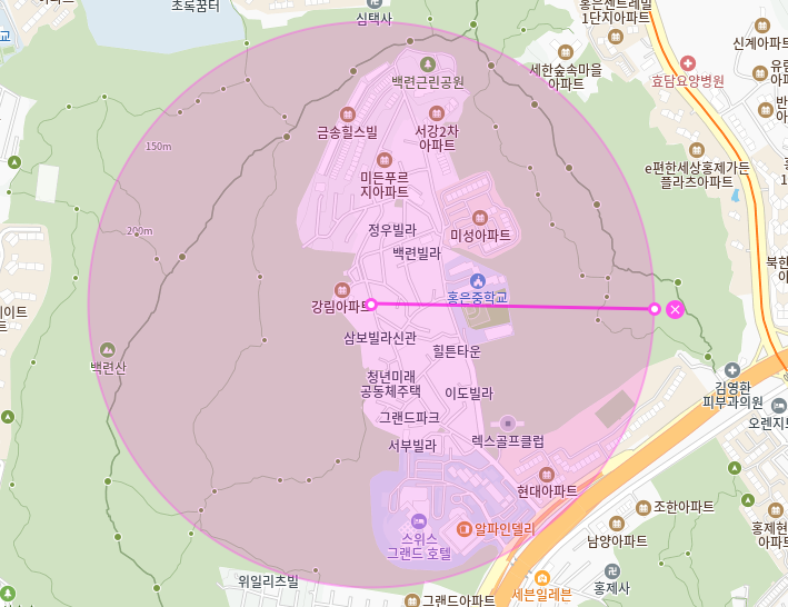 홍은동 월주차_백련산 인근 단일주차장