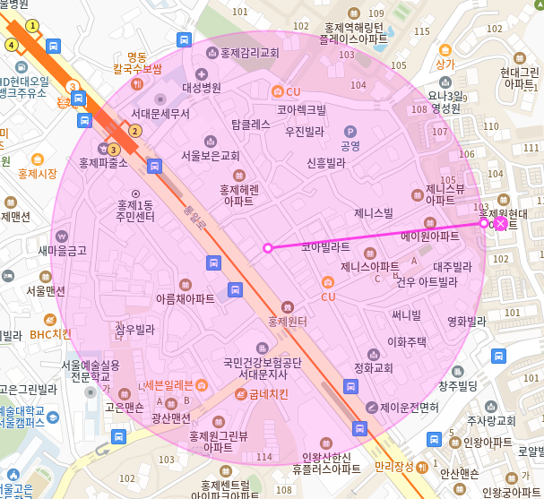 홍제동 월주차 / 홍제역 도보2분