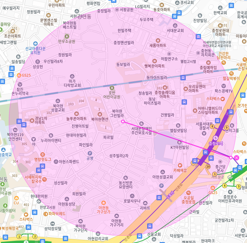 충현동 월주차 / 충청로역 도보5분