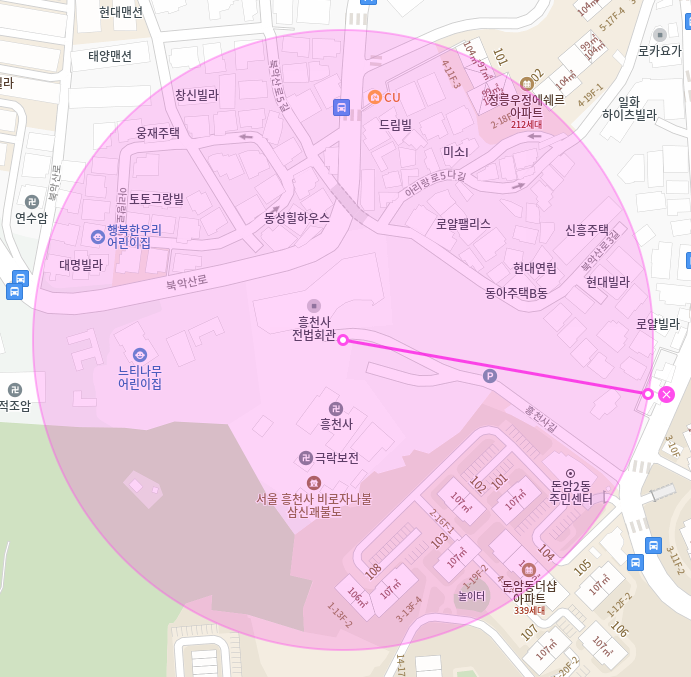 돈암동 월주차 / 흥천사 바로 앞