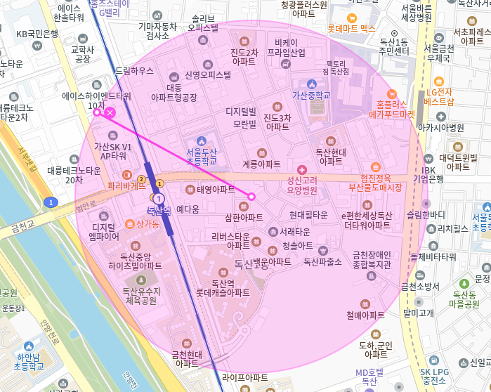 독산역 월주차_1번출구 도보 3분거리 역세권 월주차장 소개드릴게요