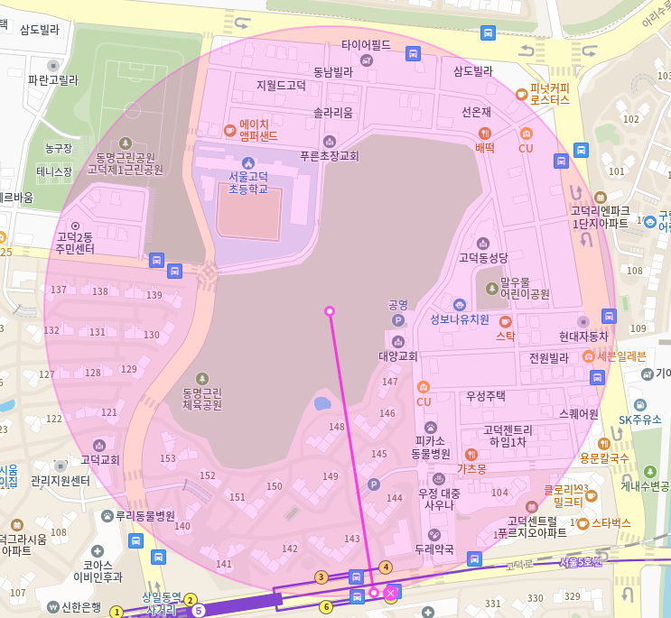 고덕 월주차 / 상일역 인근, 동명근린체육공원 바로 앞!