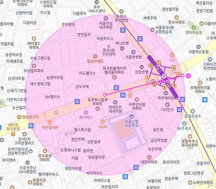 화곡역 월주차 / 화곡역 도보 2분 기계식 RV차량 가능!
