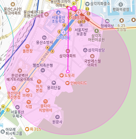 삼각지역 월주차 / 삼각지역 도보1분용산공원 바로 앞!