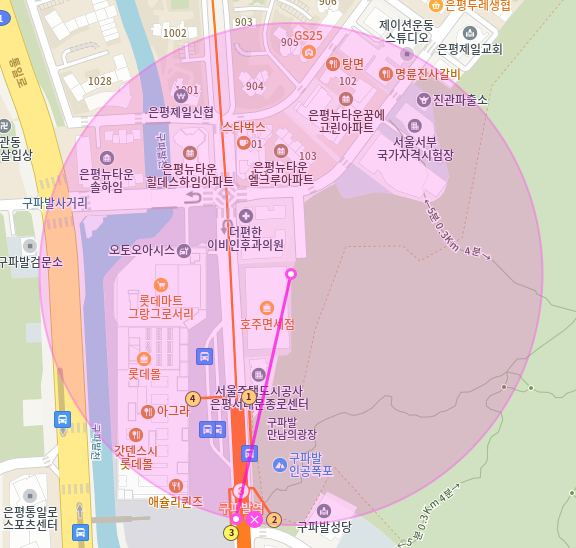 구파발역 월주차 / 구파발역 도보 3분서울서부국가자격시험장 인근