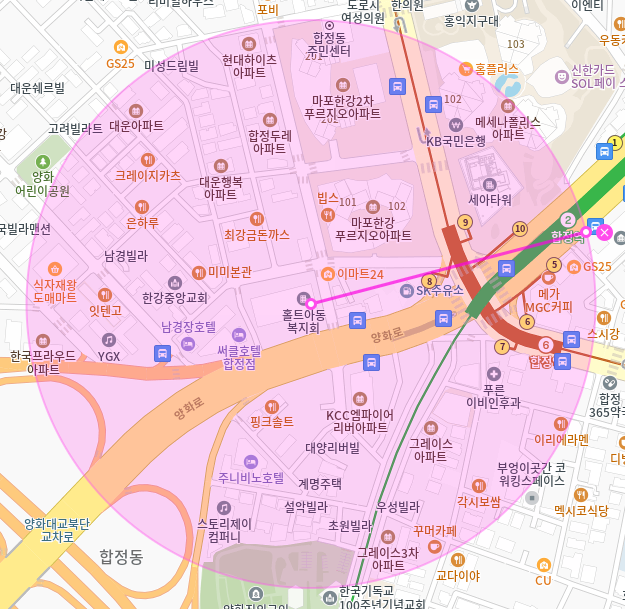 합정동 월주차 / 합정역 도보 2분 기계식(승용)
