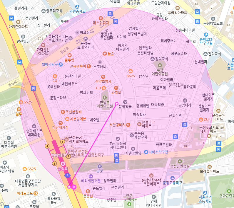 문정 월주차 / 문정역 도보 5분 인근 마지막 매물