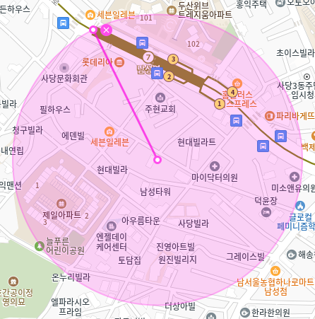 사당동 월주차 / 남성역 도보 2분 인근 최저가!