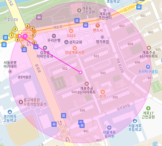 개포동역 월주차 / 개포동역 도보 3분 단일주차 인근 마지막!
