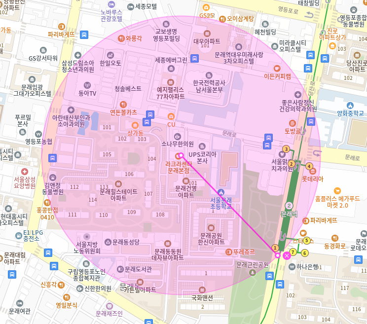 문래동 월주차 / 문래역 3번 출구 도보 5분 기계식 RV 가능