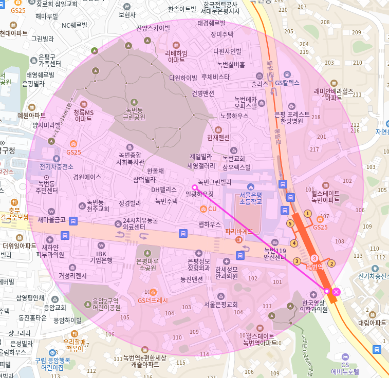 녹번동 월주차 / 녹번역 5번출구 도보2분 역세권