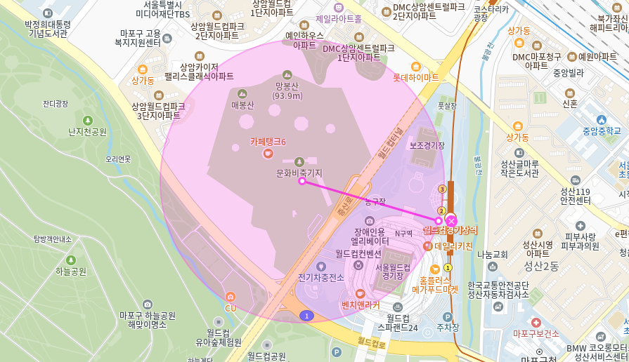 상암 월주차 _ 상암월드컵경기장,문화비축기지 옆 주차장