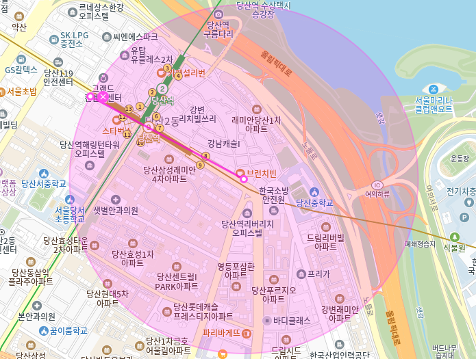 당산역 월주차_8번출구까지 걸어서 1분 초역세권 월주차장