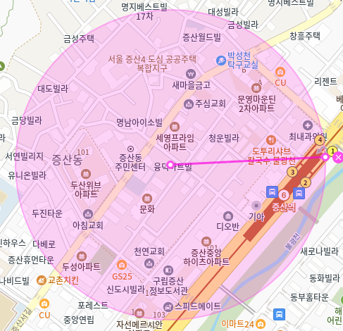증산동 월주차 / 증산역 3번출구 도보2분 초역세권