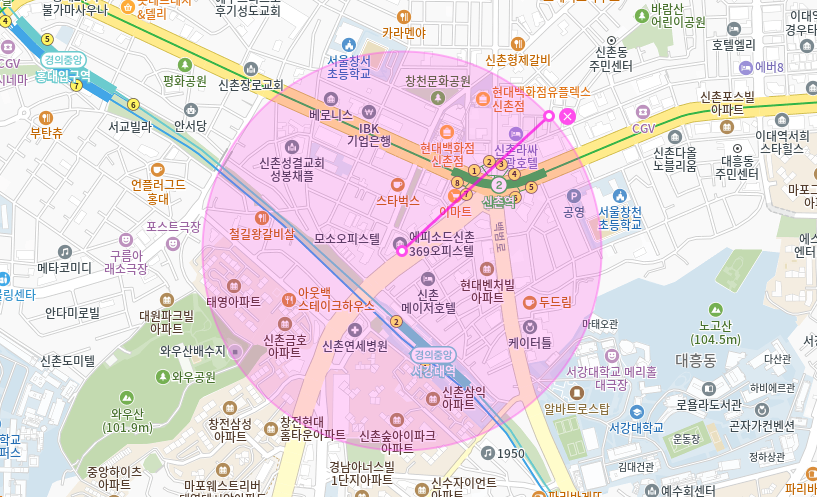 서강대역 월주차 _ 신촌역과도 매우 가까운 초 역세권 주차장