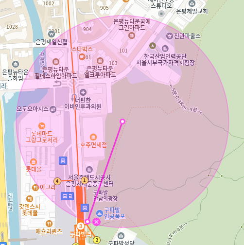 진관동 월주차 / 구파발역 1번출구 도보3분, 인근 마지막!