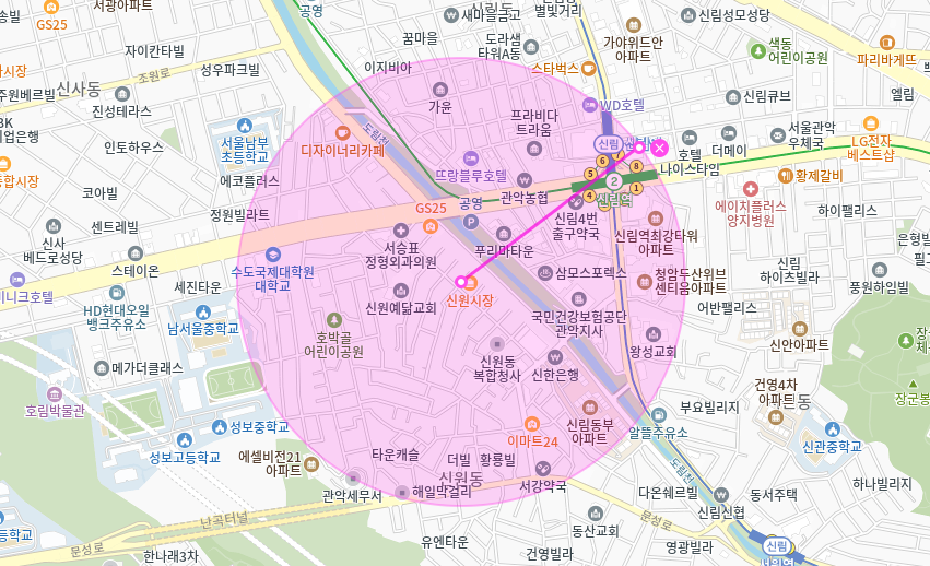 신림 월주차 _ 신원시장 옆에 있는 주차장 정보 가져가세요!