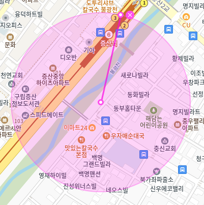 증산역 월주차 / 증산역 2번출구 도보2분, 역세권