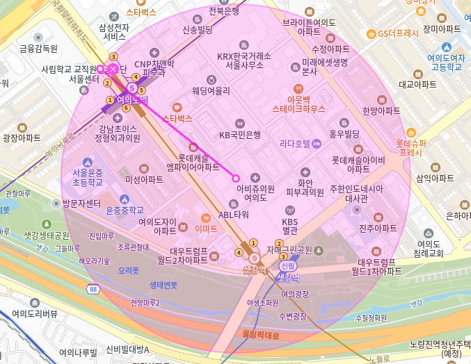샛강역 월주차_1번출구 도보 2분거리 역세권 전일제 단일주차장 가져가세요