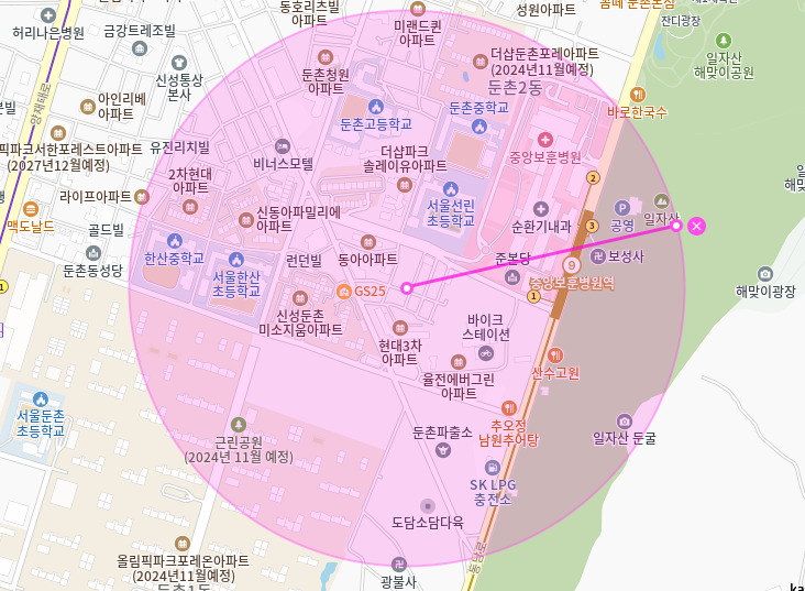 중앙보훈병원역 월주차_1번출구까지 도보 3분거리 전일제 단일주차장