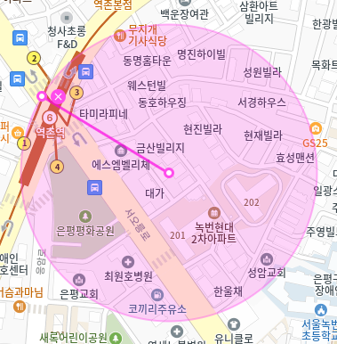 역촌역 월주차 / 역촌역 3번출구 도보1분 역세권