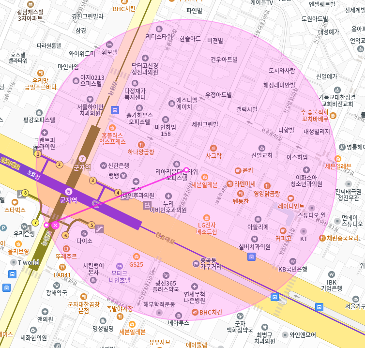 군자역 월주차 / 군자역 3,4번출구 인근, 기계식 주차장