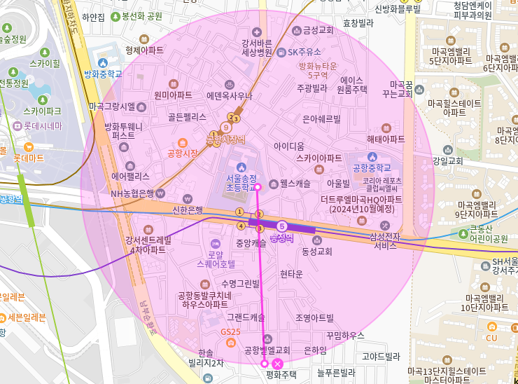 송정역 월주차_2번출구 도보 1분/초역세권/전일제/자주식