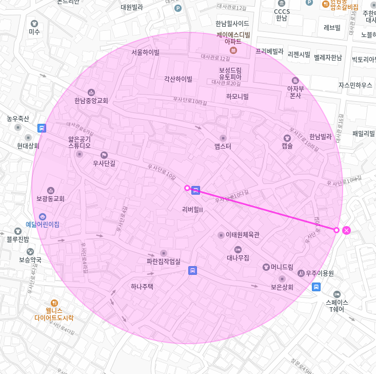 한남동 월주차 / 지정석, 단일주차장, 인근 최저가!