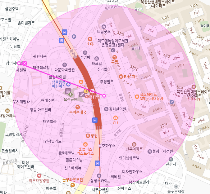 독바위역 월주차 / 독바위역 인근 평일,주말 24시간 주차가능