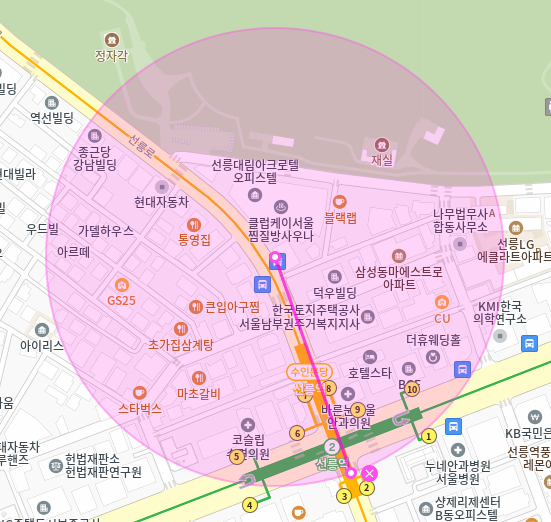 선릉 월주차 / 선릉역 8번출구 도보3분, 단일주차장
