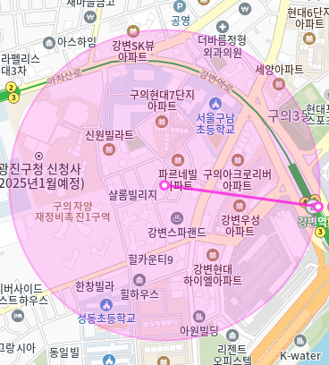 강변역 월주차 / 강변역 4번출구 도보5분, 인근 마지막  매물