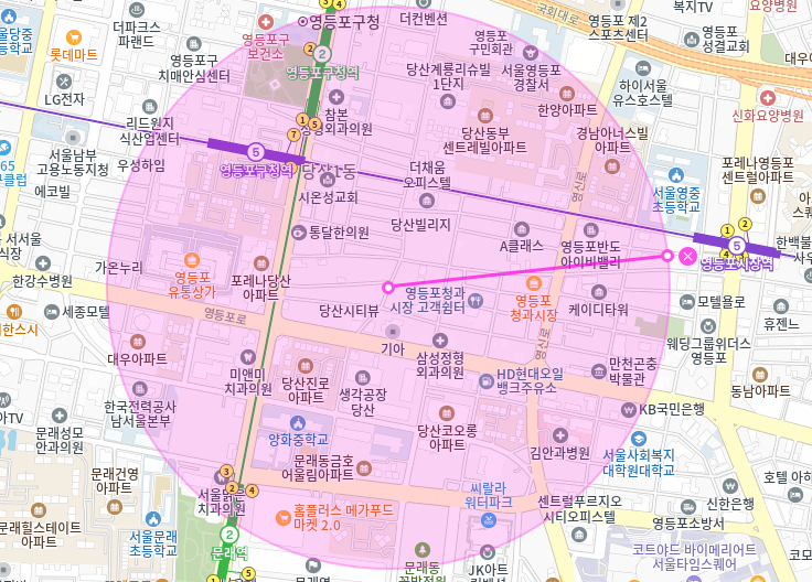 영등포구청역 월주차_6번출구 도보 4분 역세권 월주차장