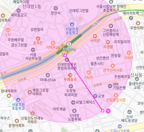 [신규] 신림동 월주차_신대방역 도보 6분 주택가 안전한 24시 주차장