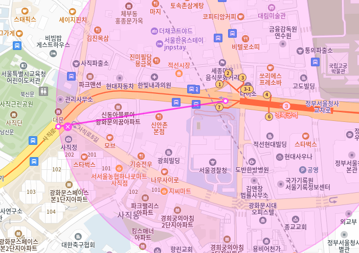 [신규] 사직동 월주차_경복궁역 도보 5분 근린공원 앞 추천매물 단독 주차장