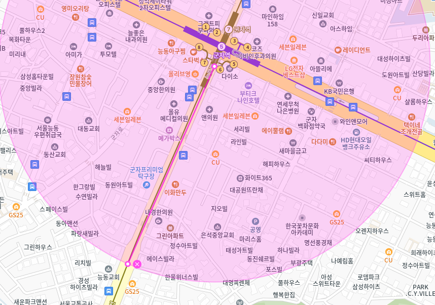 [신규] 군자역 월주차_능동 인근 주택가 안전한 경차 전용 단독 주차장