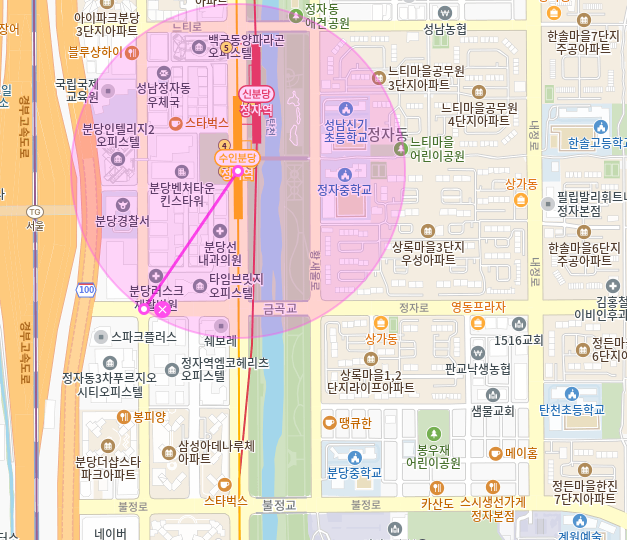 [신규] 분당 정자동 월주차_정자역 도보 5분 거리 전일제 단독 주차장