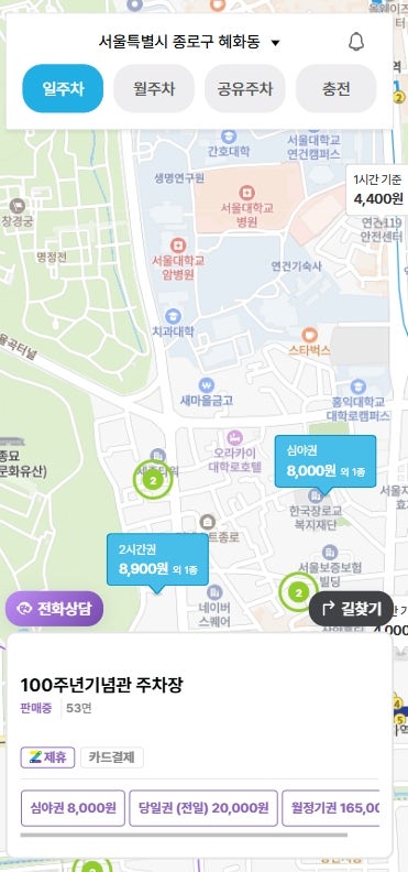 대학로 주차장 정보 혜화역 주차 꿀팁 공영주차장보다 싼 곳 추천!