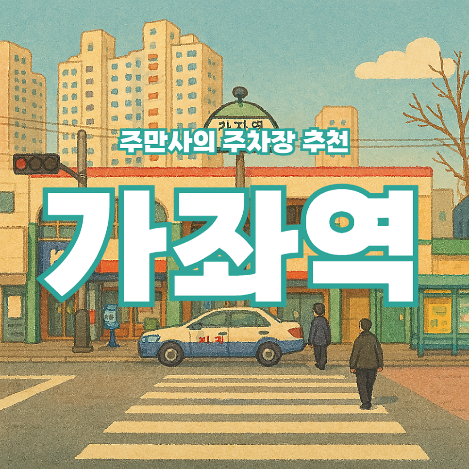 가좌역 주차장 가좌역 4번 출구 근처 주차 꿀팁 공영주차장 요금 비교 대표 이미지