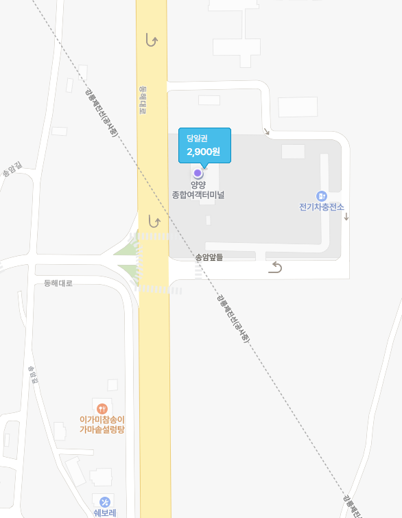 버스 타기 전 필수 체크! 양양터미널 주차장 & 시간표 안내