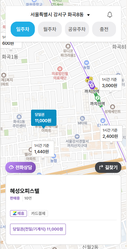 까치산역 화곡동 전일 기계식 주차장, 하루종일 화곡동에 주차하신다면 이 주차장 어떠세요?