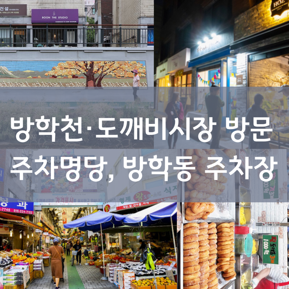 방학동 주차 고민 끝! 방학천·도깨비시장 갈 때 딱 좋은 명당 대표 이미지