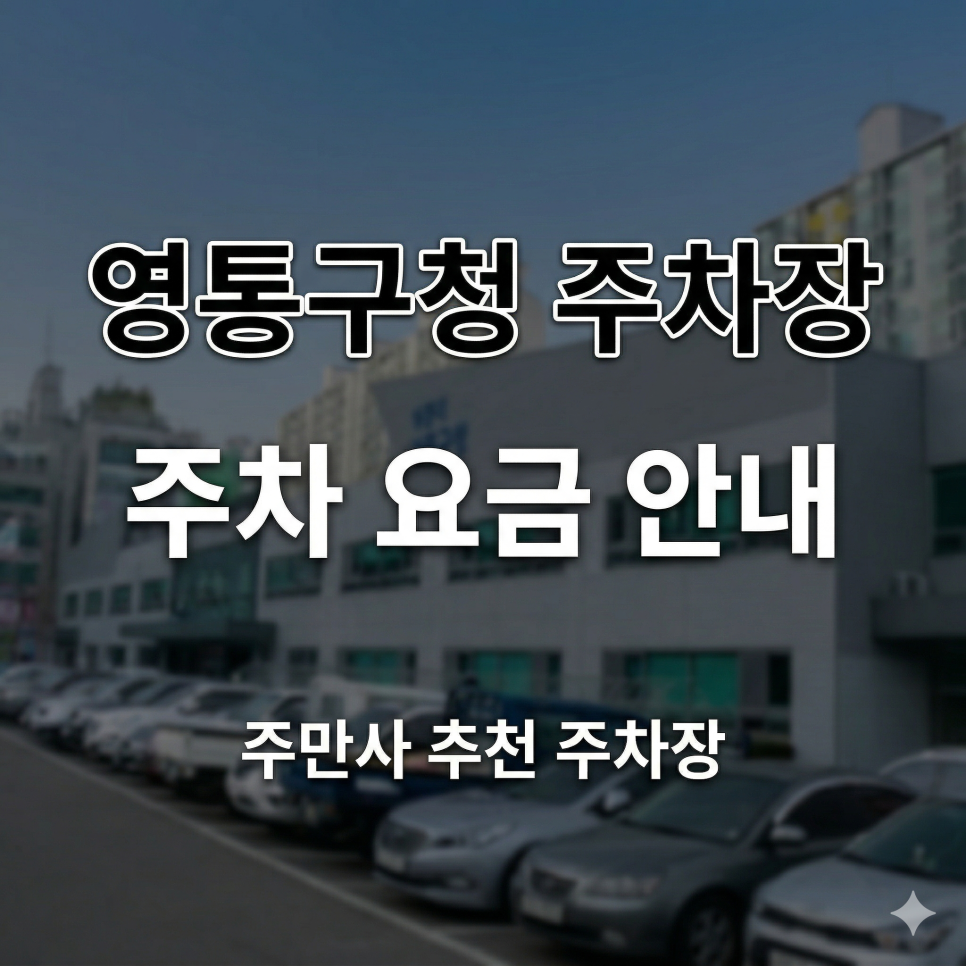 영통구청 주차장 | 영통구청 관공서 업무부터 먹자골목까지, 주차 스트레스 지워줄 추천 구역 5선 대표 이미지