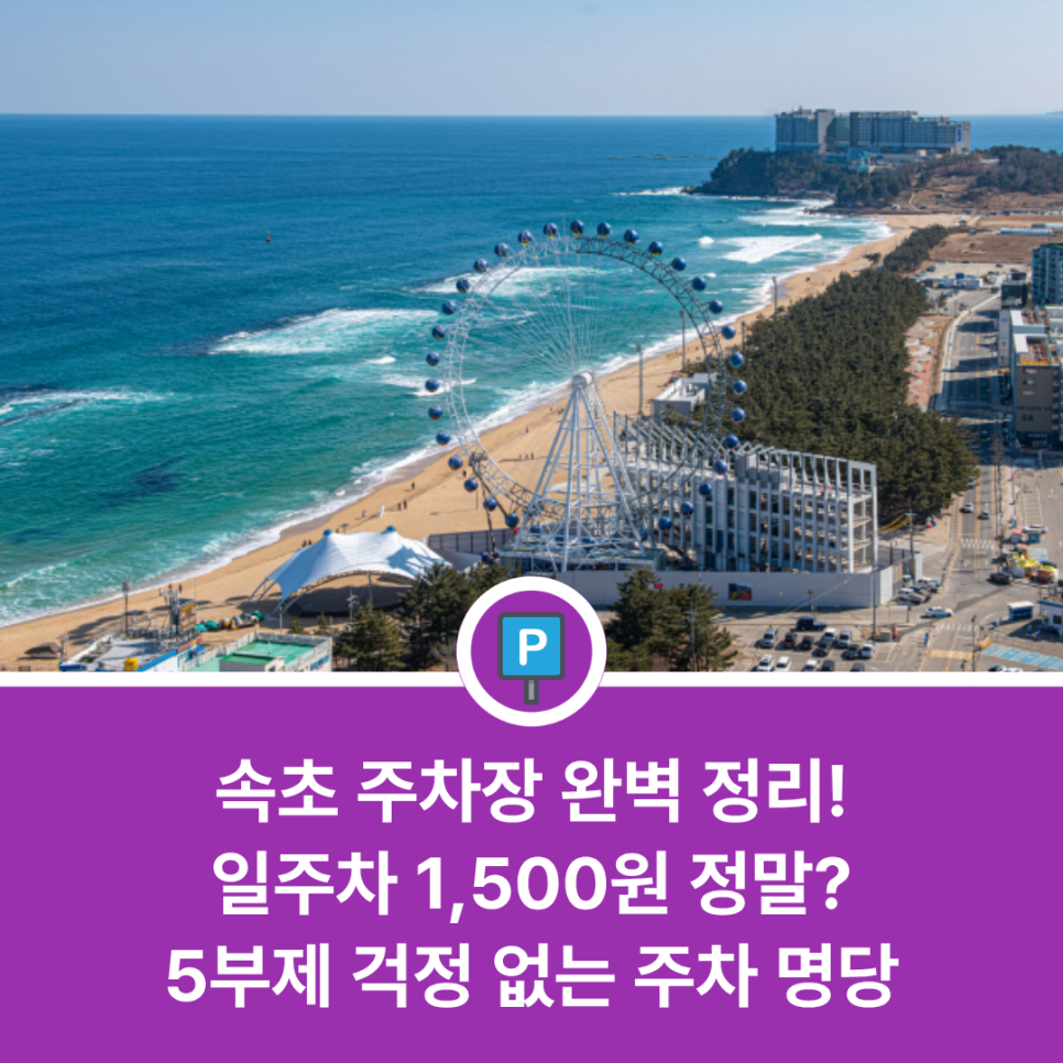 속초 중앙시장 주차장 정복 | 5부제 피난처부터 일주차 1,500원 가성비 명당까지 완벽 가이드 대표 이미지