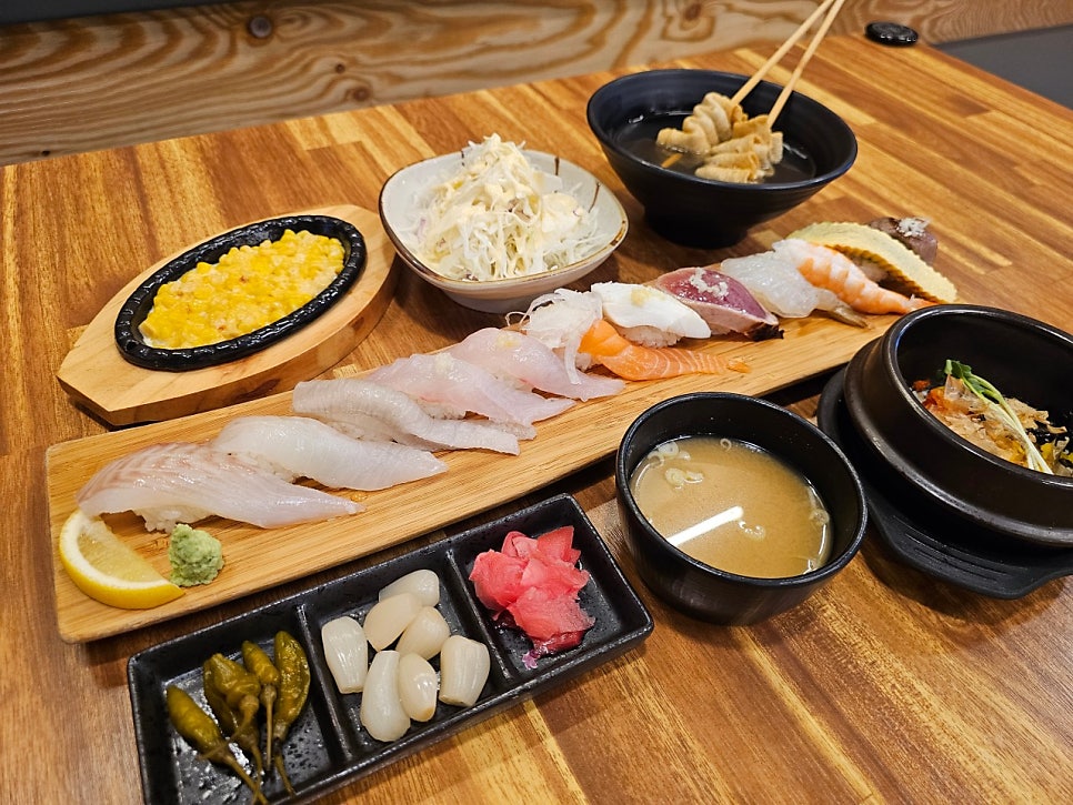 인천 서구청 주차장 점심 맛집 '도담초밥' 인천아시아드주경기장 주변 주차 저렴한 곳 추천