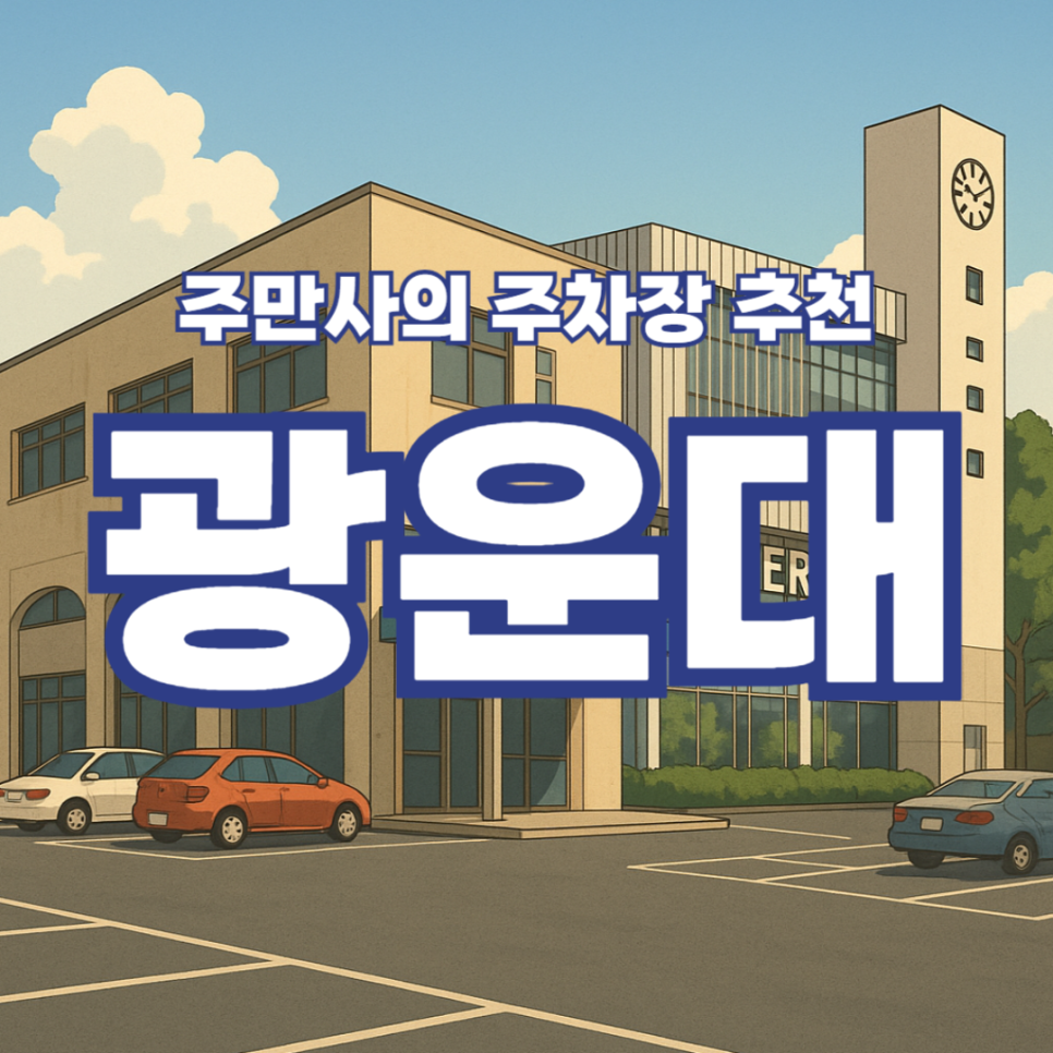 광운대 주차장 공영주차장 요금 저렴한 후문 도보 1분 거리 주차장 추천 대표 이미지