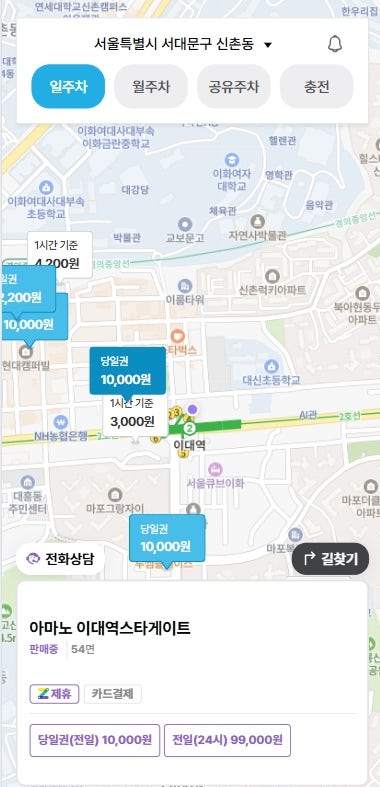 이대역 신촌역 주차장 2곳 추천과 함께 주차권 할인 정보까지 챙겨드려요  세브란스병원 방문에 강력추천!