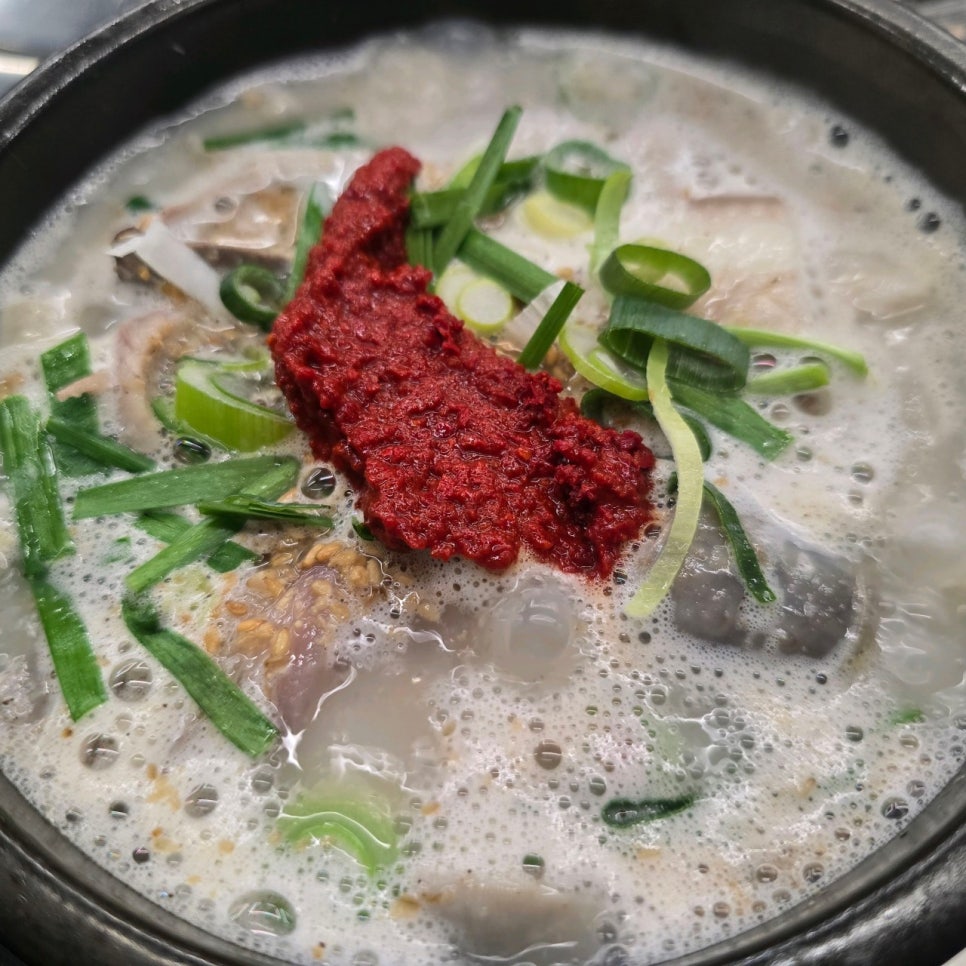 하남풍산 주차장 |  하남풍산 꿀주차장 추천과 잡내 없는 순대국 '뚱이 순대국'