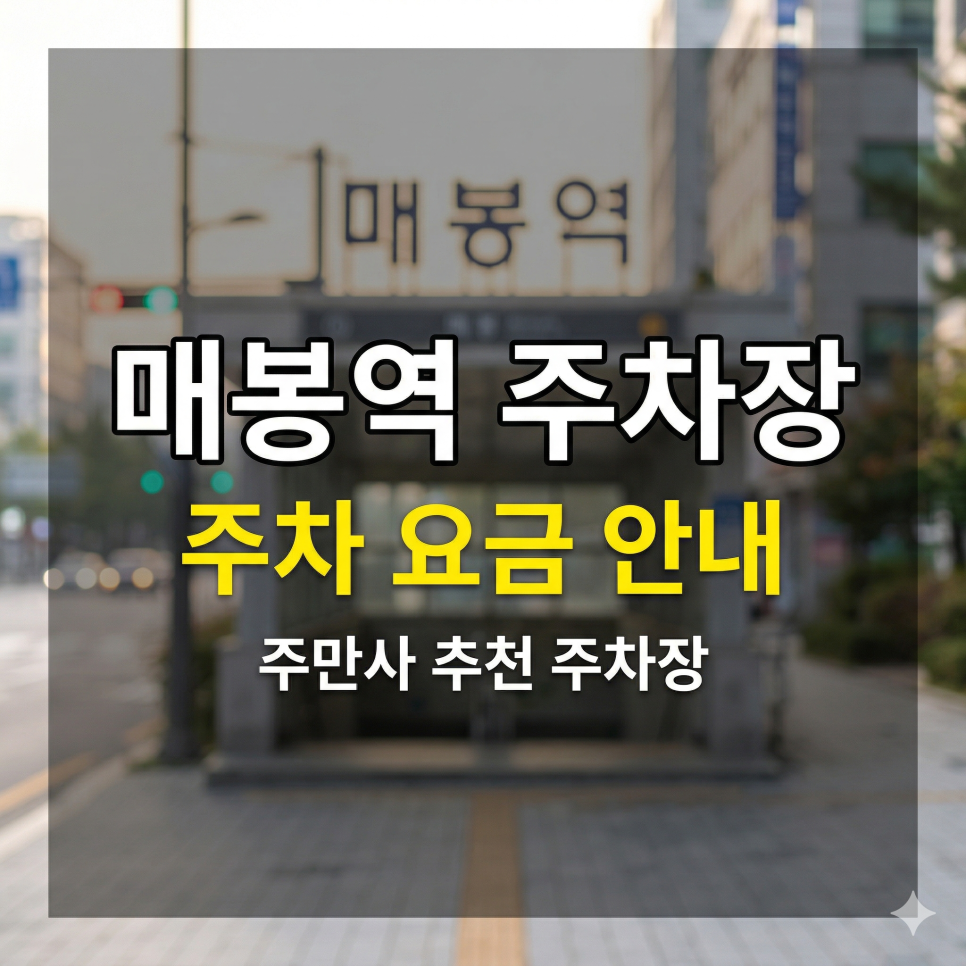 매봉역 인근 가성비 주차장 BEST 5 | 양재천 산책 & 맛집 투어, 하루 5천 원대 특급 명당 대표 이미지