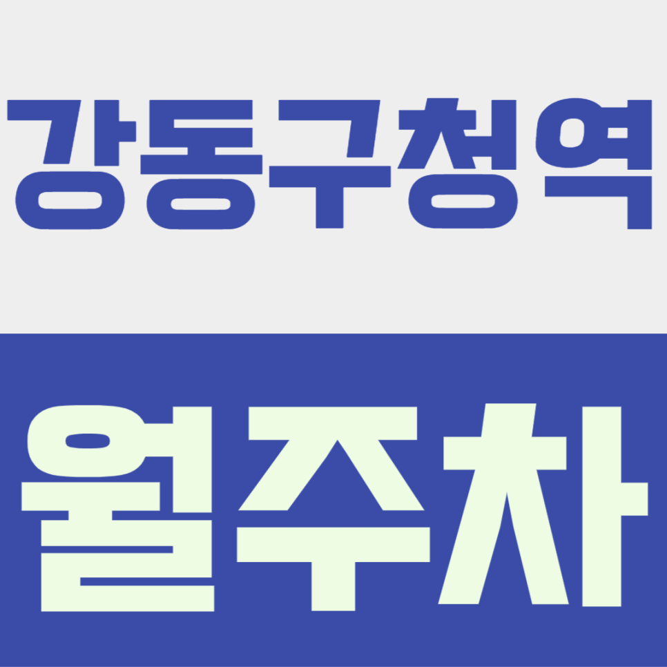 강동구청역 월주차ㅣ강동구청역 24시간 월주차비 20만 원? SUV도 가능한 자주식 지정석 주차 자리 대표 이미지