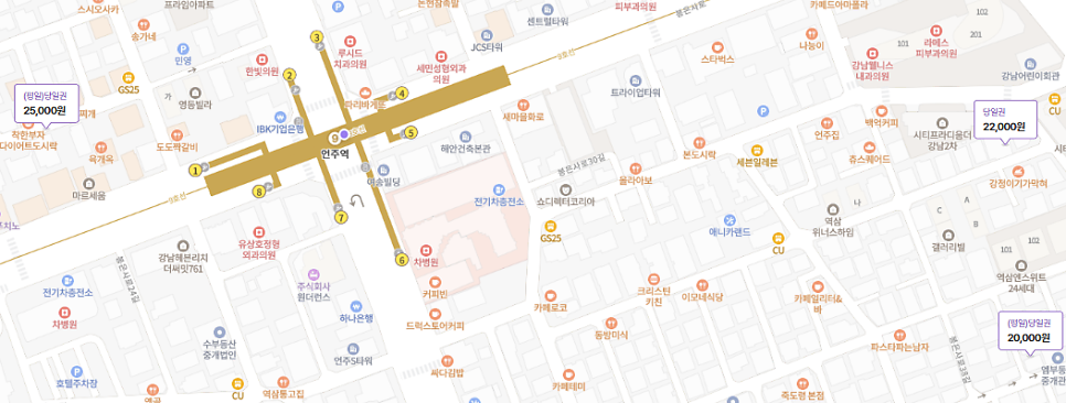 언주역 주차장 강력 추천, 차병원 강남 인근 주차장 당일권 할인 소개 대표 이미지